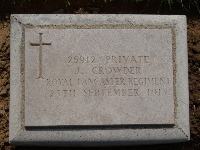 Struma Military Cemetery - Crowder, J